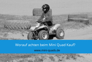 Tipps zum Kauf eines Mini Quads